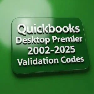 Quickbooks Premier 2002-2025 Validation Code